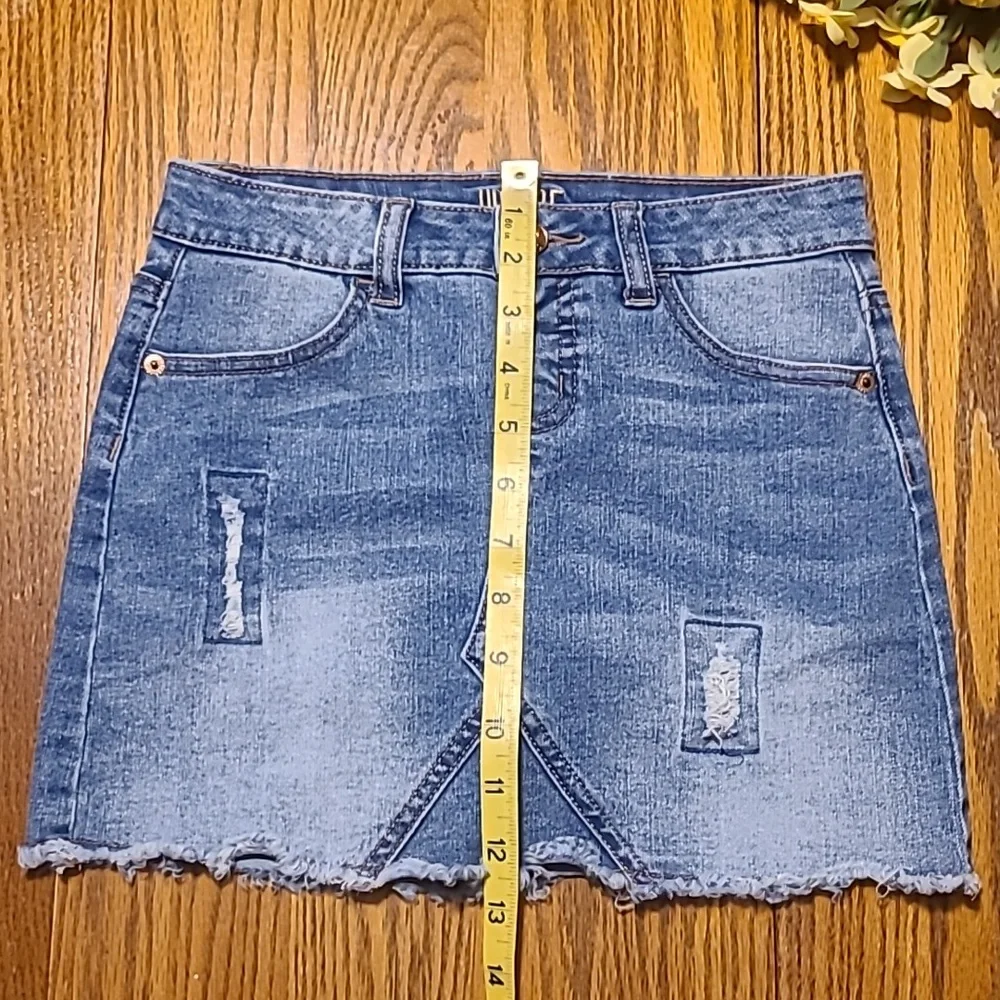 Justice Blue Denim Skirt - Girl's 10